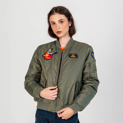 MA-1 Woman's Jacket - Military Green