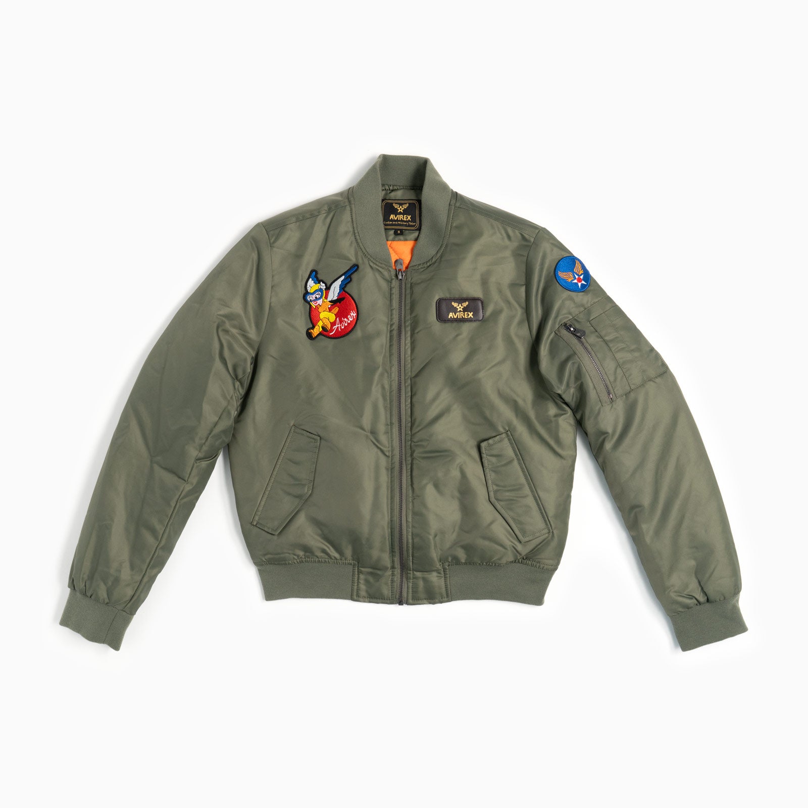 MA-1 Woman's Jacket - Military Green | Avirex® – Avirex® Europe