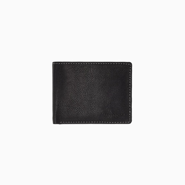Cards Wallet w/ Flap Black - AST04 - 100