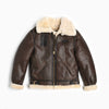 B3 Sheepskin Bomber Jacket - Brown