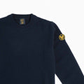 Maglia girocollo in lana - Blu scuro