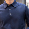 Polo L/S Merinos - Black