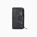 Vertical Zipped Wallet Black - ONT08 - 100